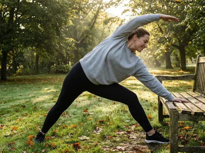 Adult keeping an active routine while on sermorelin therapy